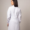 Jaleco Feminino Acinturado Gabardine Gola Padre Com Zíper - Thumbnail Image 8