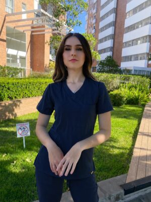 Conjunto Slim Elastic Feminino Azul Marinho/ Bordô/ Preto/ Verde/ Verde Oliva/ Verde Água